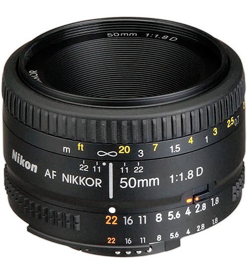 Nikon AF NIKKOR 50mm f/1.8G Lens